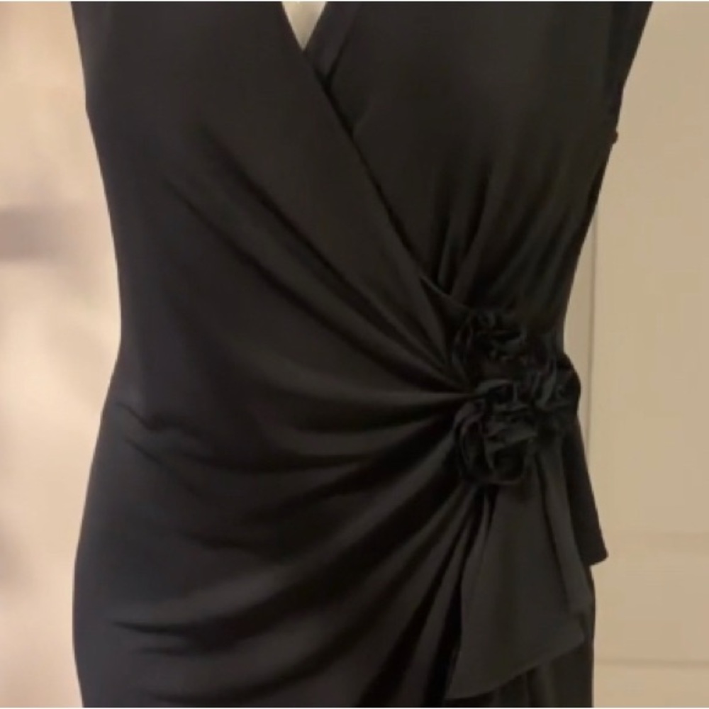 Black dress Julian Taylor size 16 - Picture 3 of 9